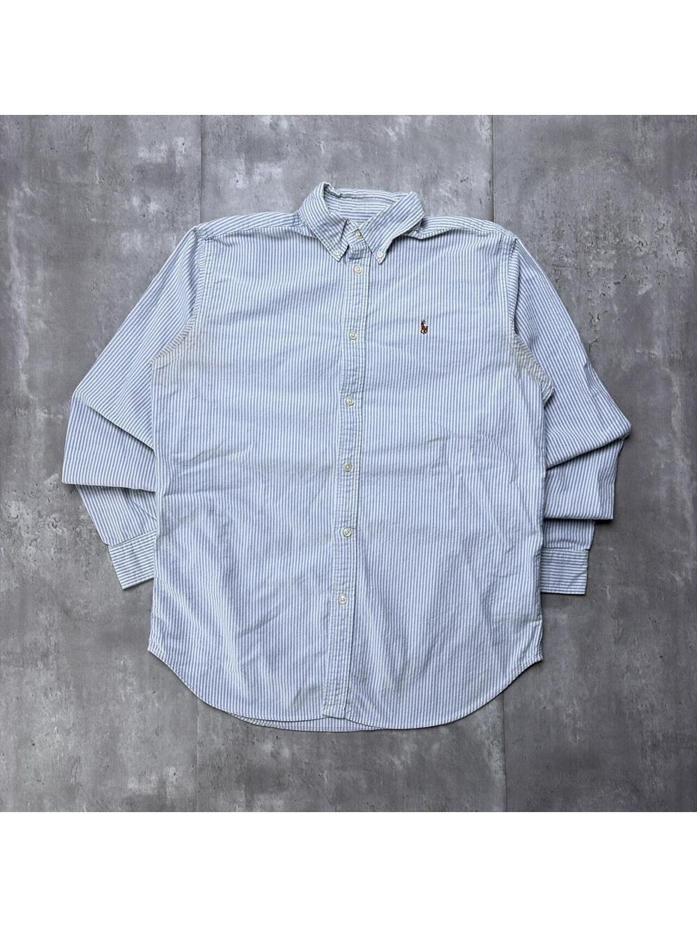 Y2K Polo Ralph Lauren Striped Long Sleeve Button Up Shirt